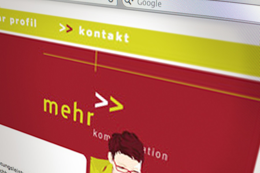 Webdesign - gestaltet von finck [+] rau, grafikdesign in Karlsruhe