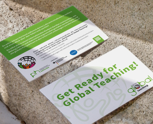 Postkarte Global Teaching der PH Karlsruhe